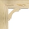 Ekena Millwork Olympic Block Rough Sawn Bracket, Douglas Fir, 4"W x 14"D x 14"H BKT04X14X14OLY05RDF - alternate 3
